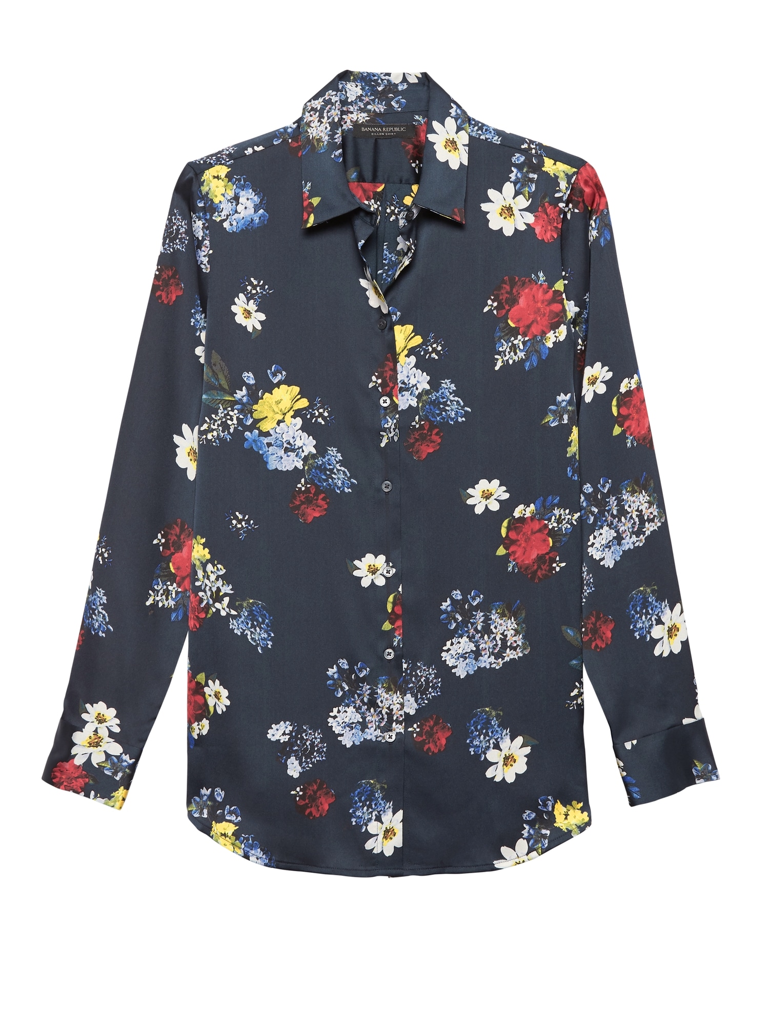 Petite Dillon Classic-Fit Patrizia Floral Shirt