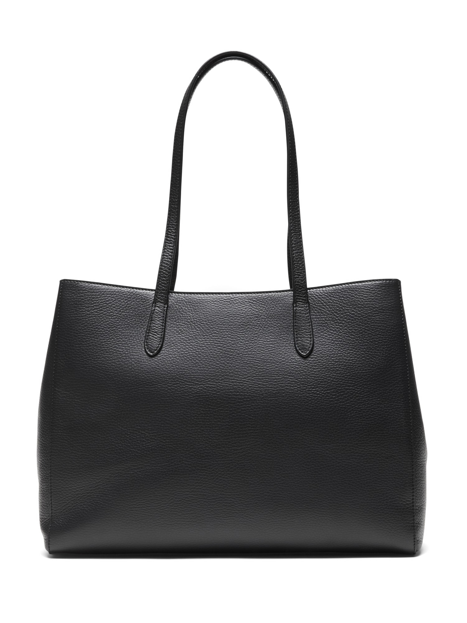 Italian Leather East-West Tote