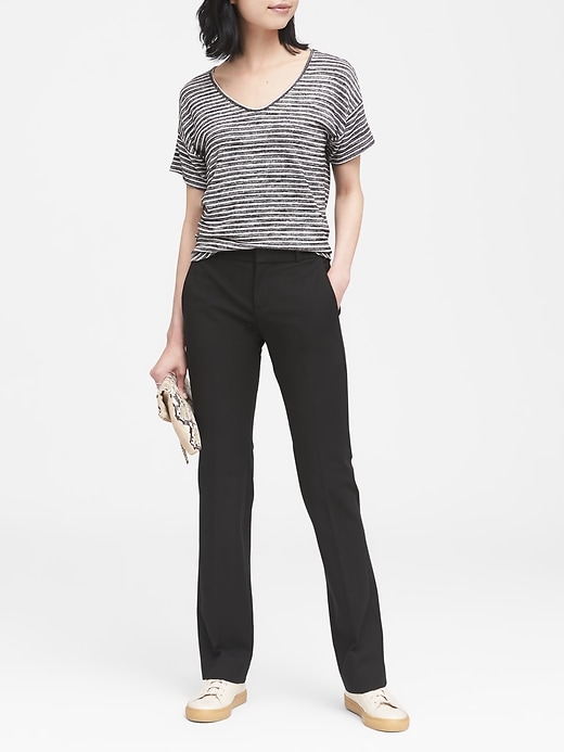Banana Republic Womens Logan Trouser-Fit Machine-Washable Bi-Stretch Pant Banana Republic Womens Logan Trouser-Fit Machine-Washable Bi-Stretch Pant
