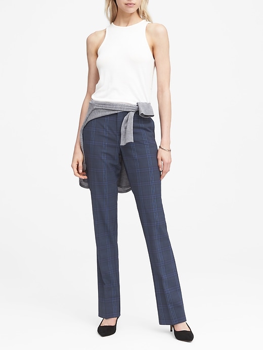 Logan Trouser-Fit Machine-Washable Italian Wool Blend Pant Logan Trouser-Fit Machine-Washable Italian Wool Blend Pant