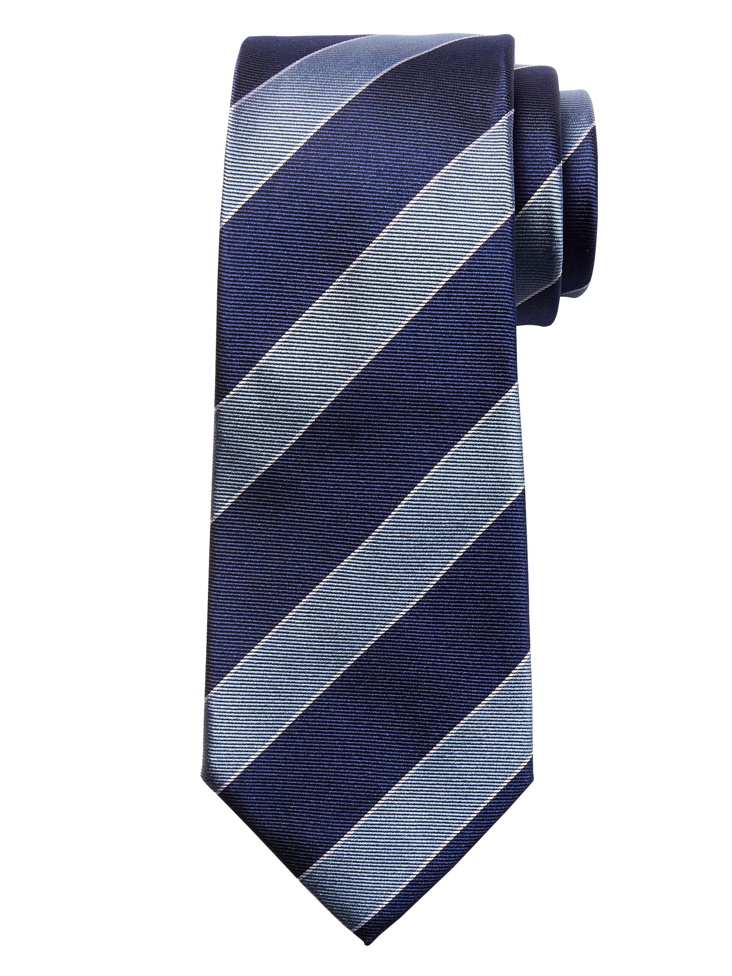 University Stripe Silk Nanotex® Tie