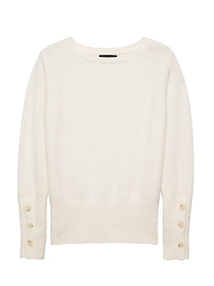 sweater merino wool neck boucl boat banana republic