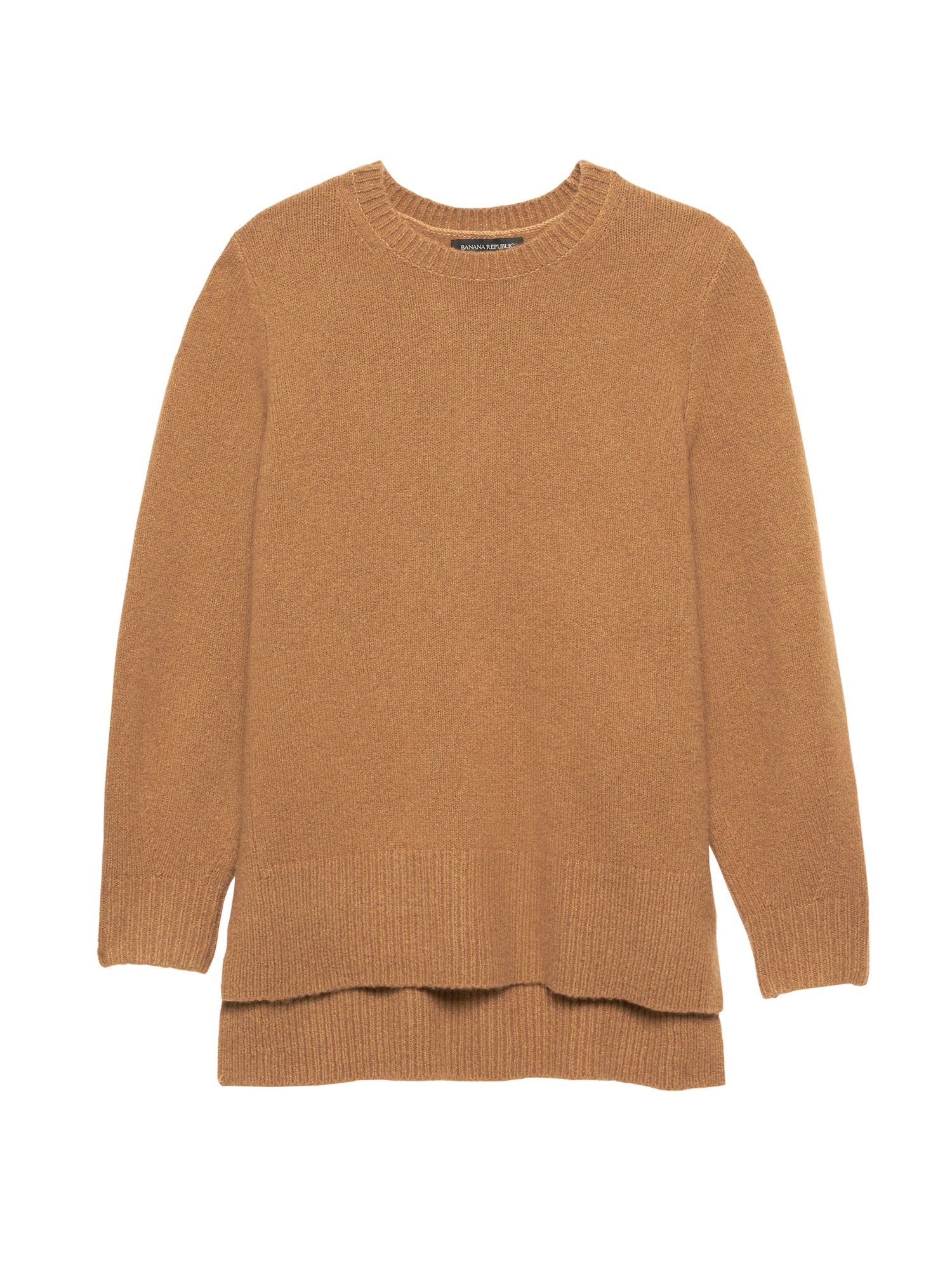 Plush Wool Blend Tunic Sweater