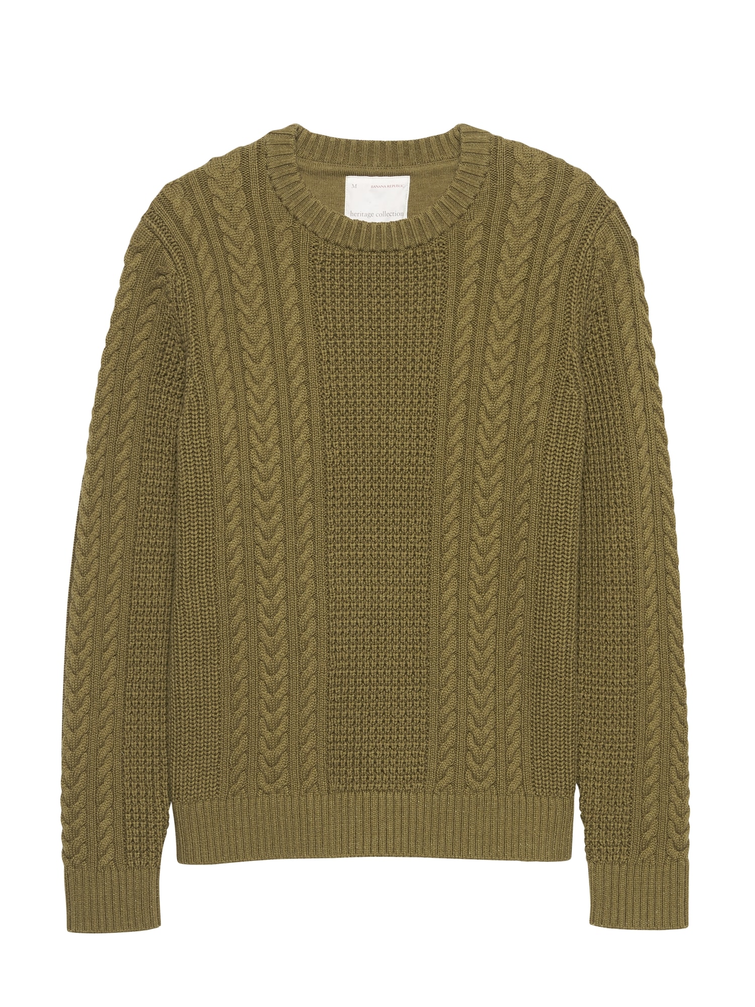 Heritage SUPIMA® Cotton Cable-Knit Sweater | Banana Republic