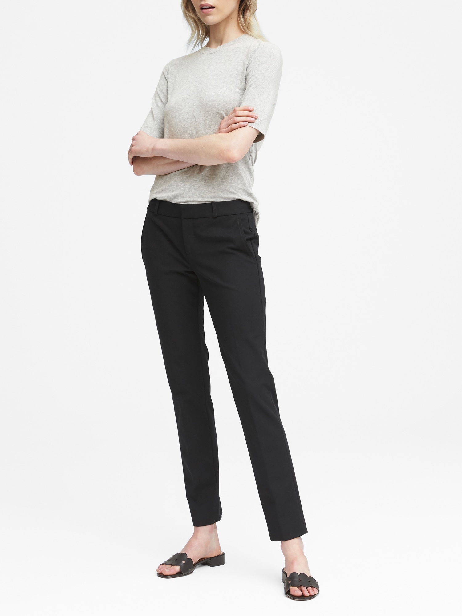 banana republic straight leg pants