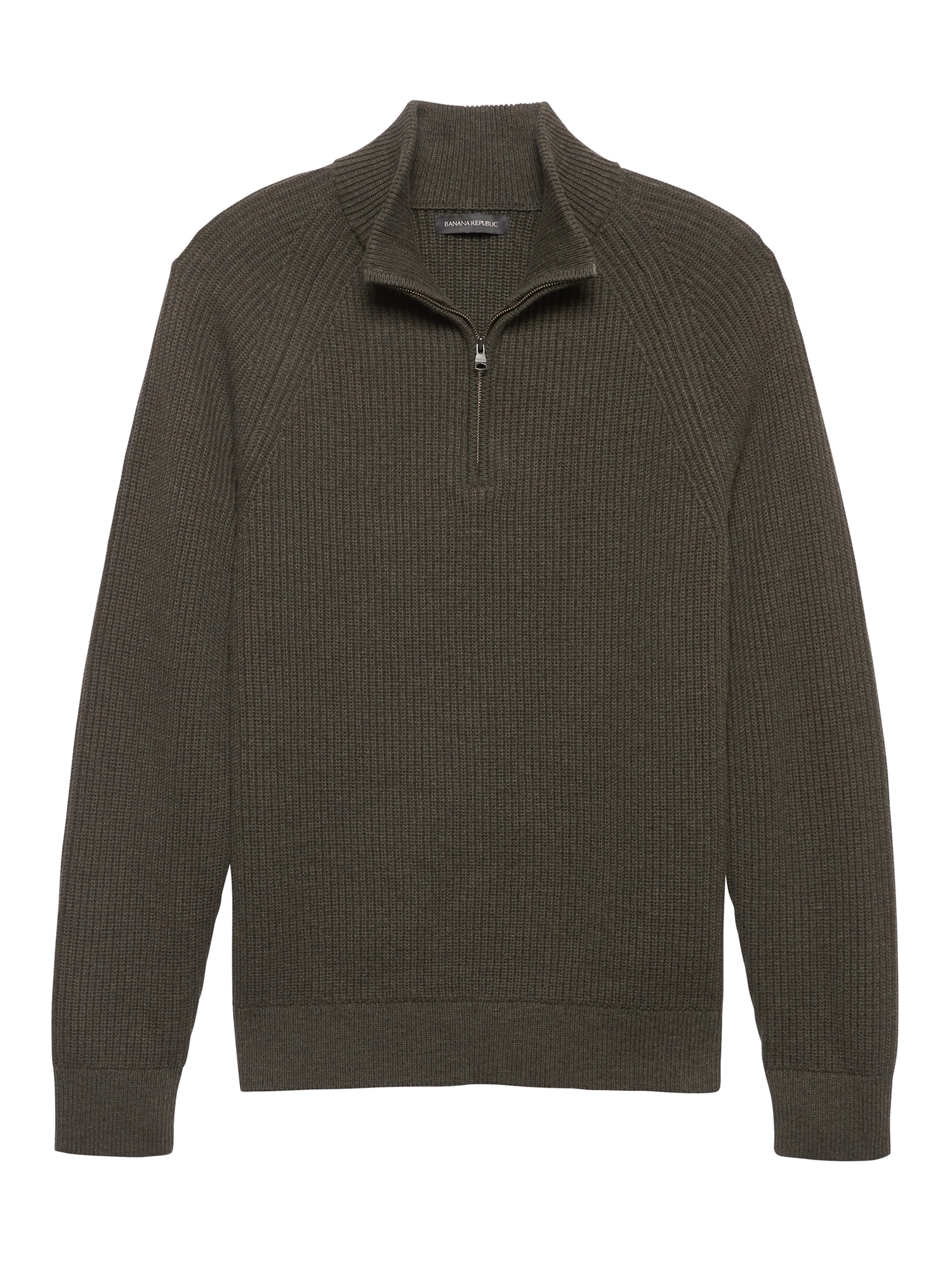 Heritage Cotton Half-Zip Sweater | Banana Republic