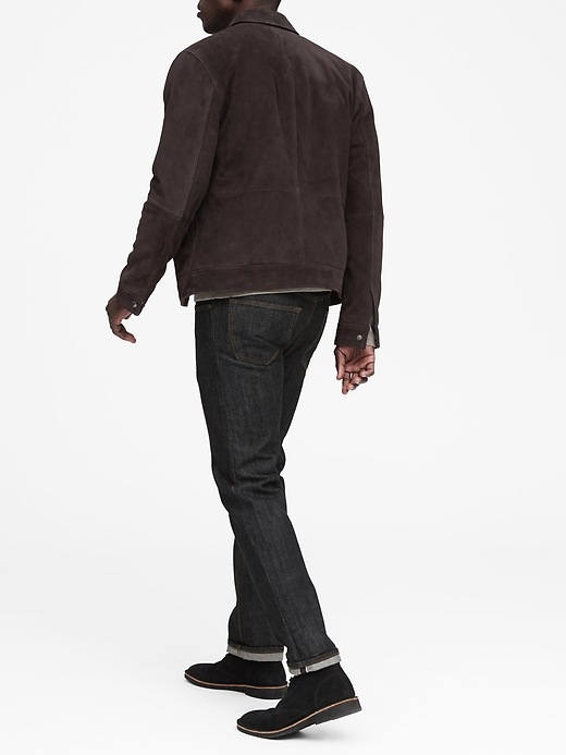 Suede Trucker Jacket | Banana Republic
