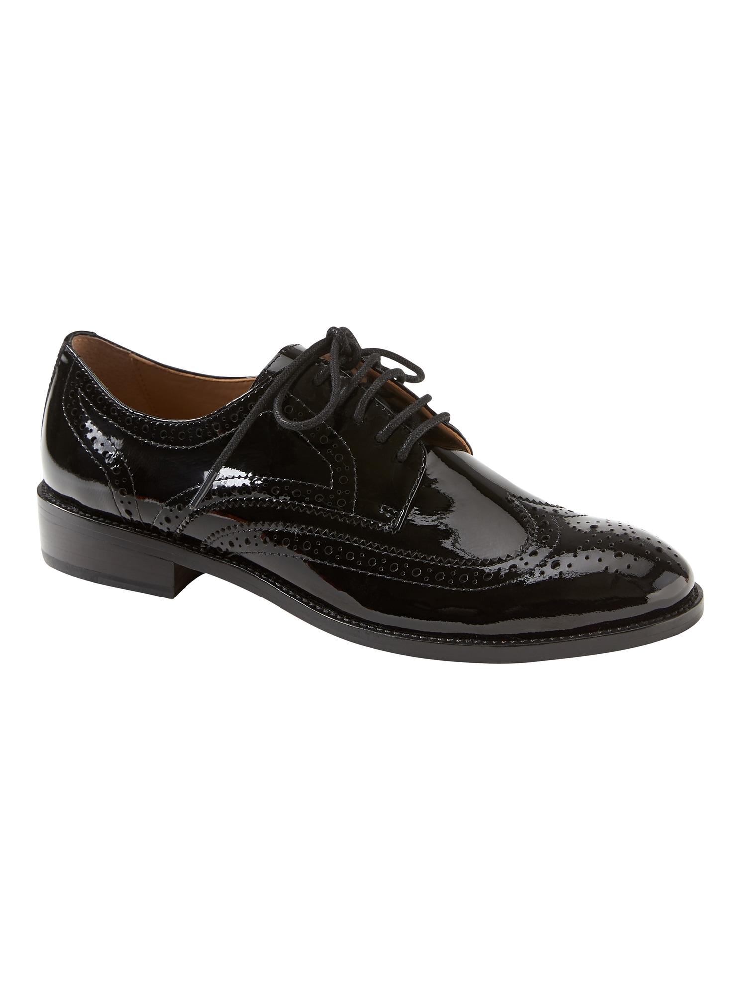 Patent Leather Brogue Oxford
