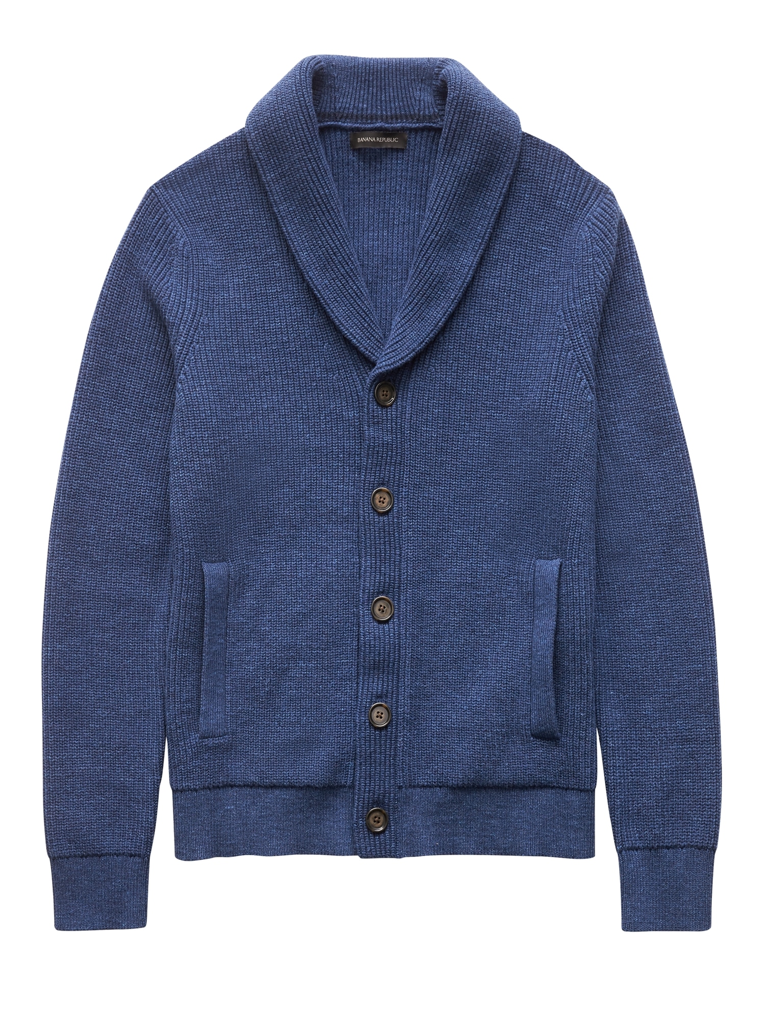 Cotton Shawl-Collar Cardigan Sweater | Banana Republic