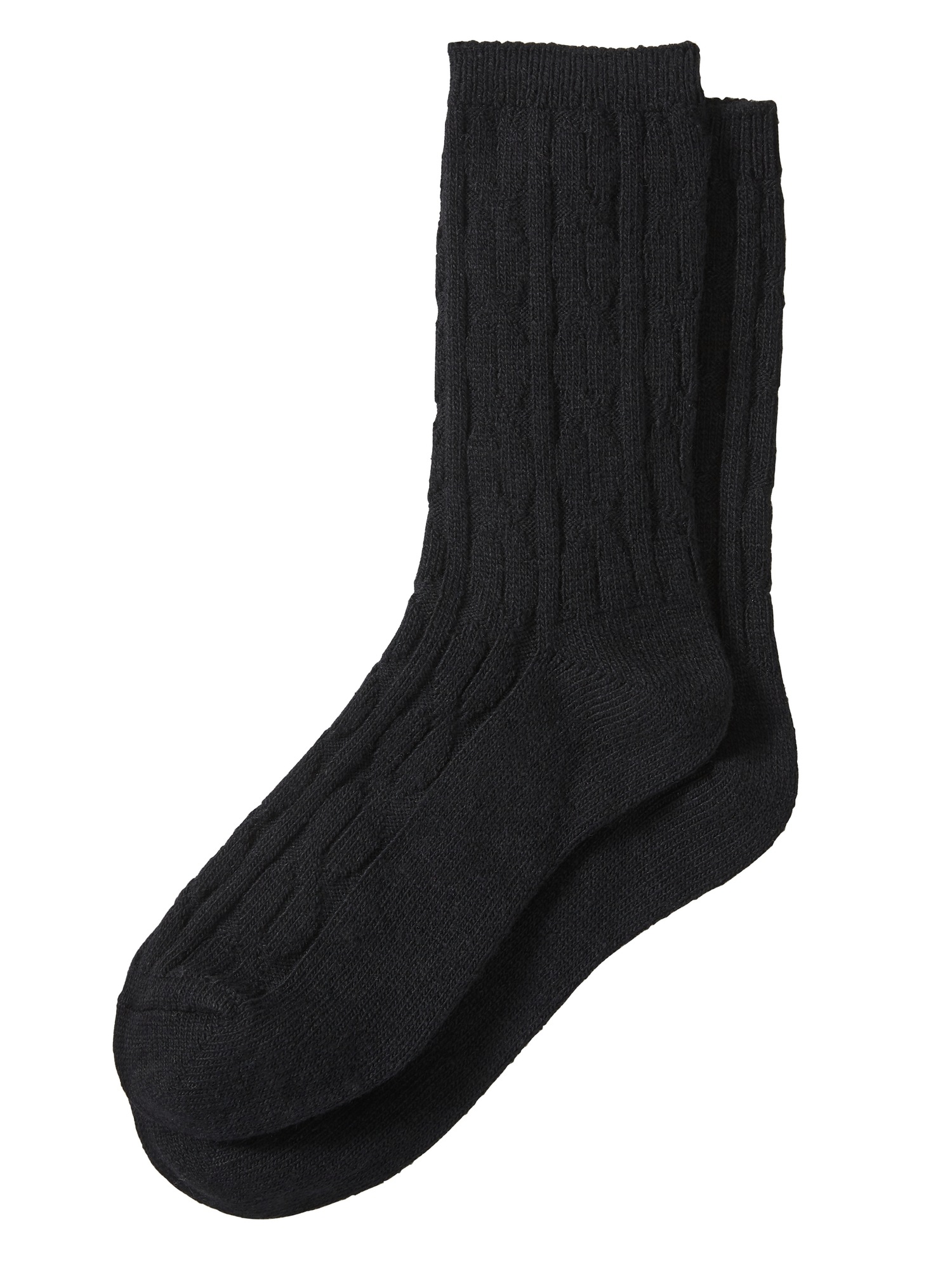 Cable-Knit Trouser Sock
