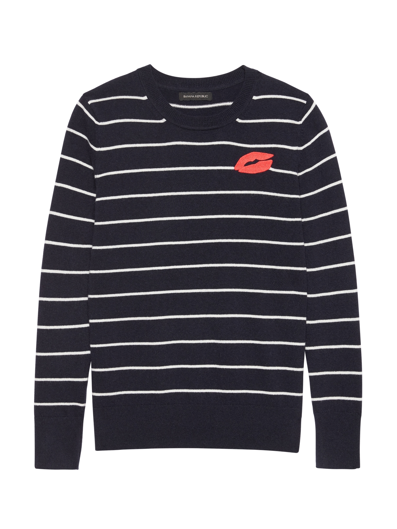 Italian Merino-Blend Crew-Neck Sweater