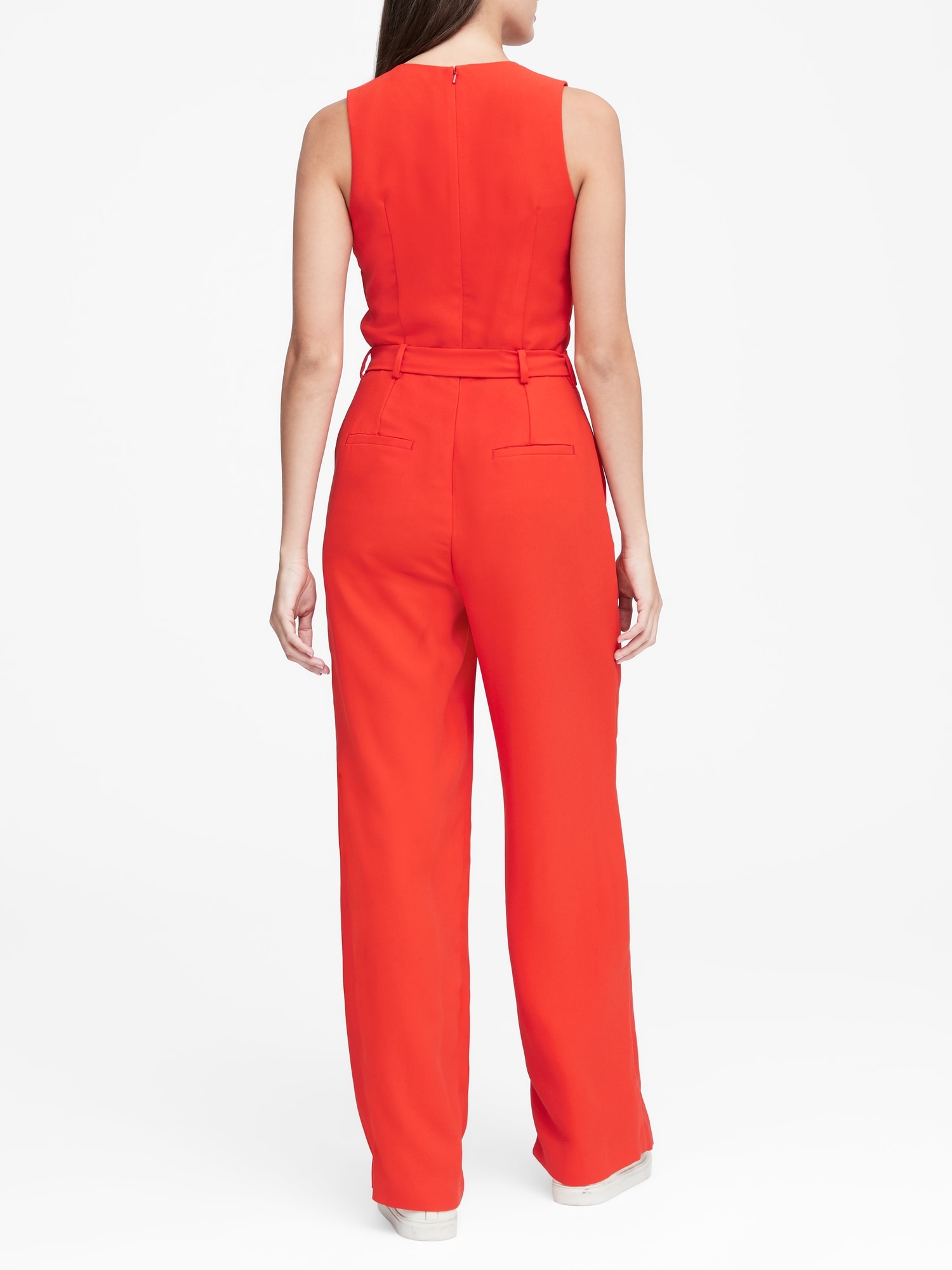 Banana republic sales red jumpsuit