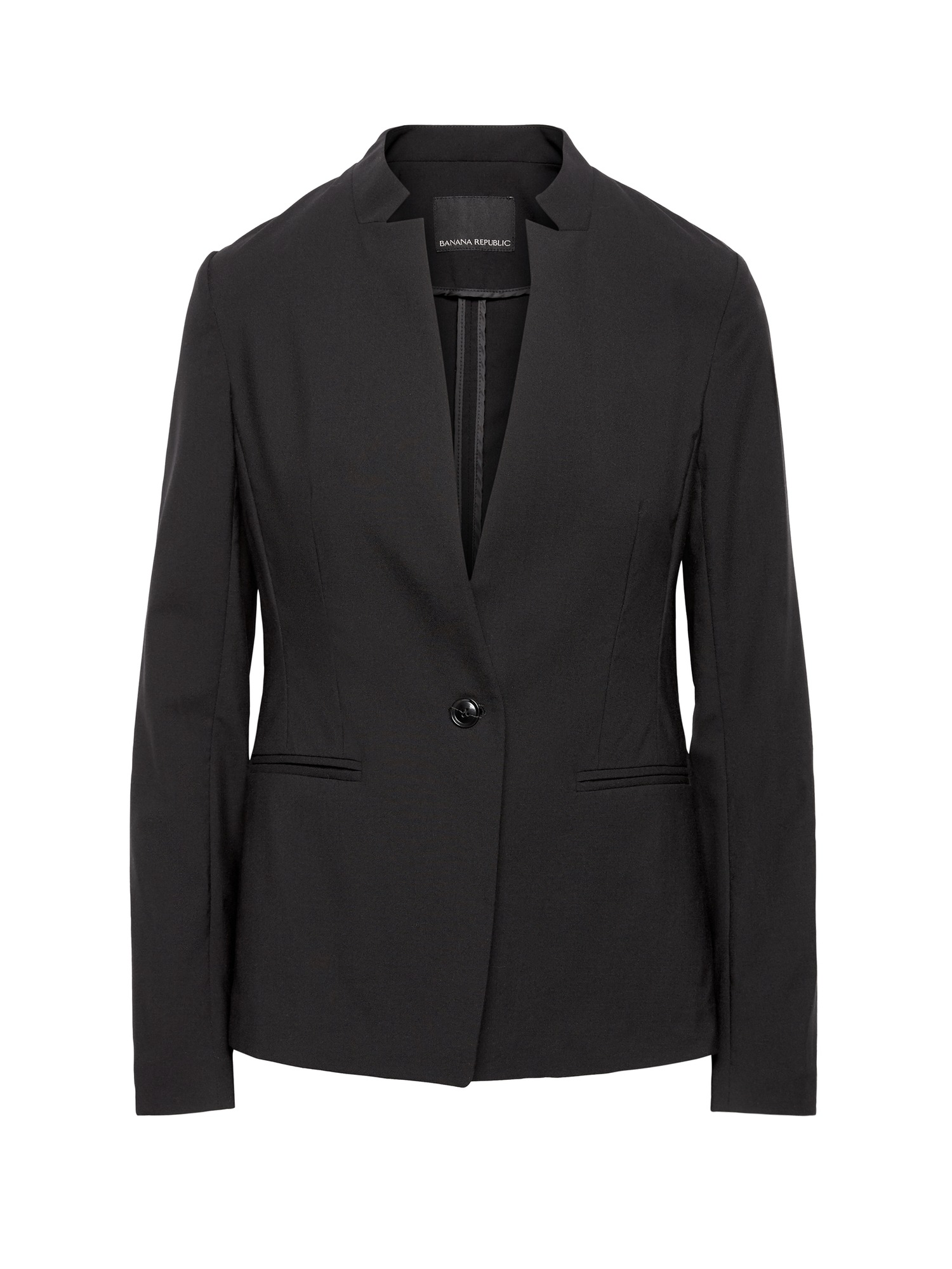 Long and Lean-Fit Lightweight Wool Blazer