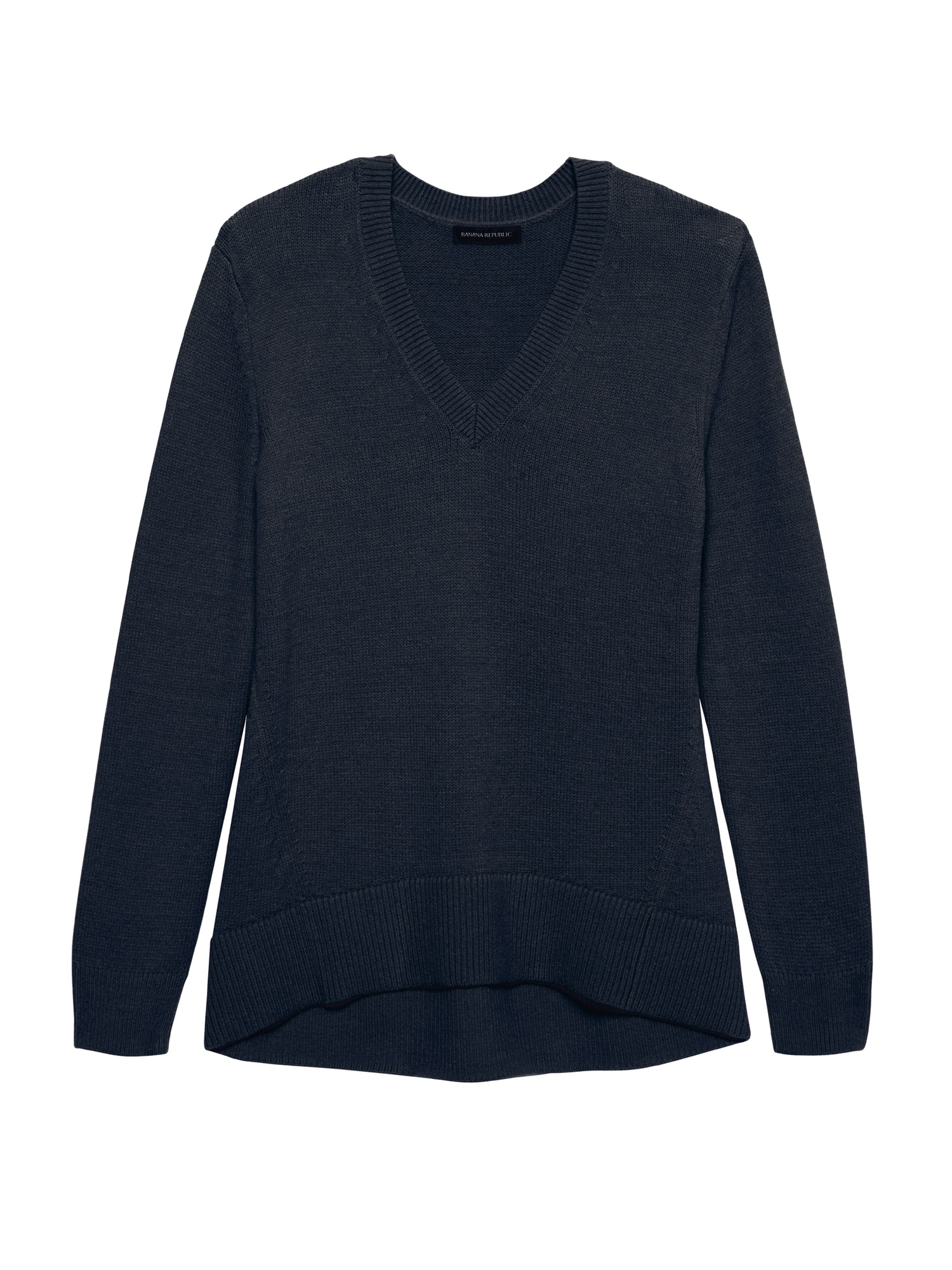 Supersoft Cotton Blend Boyfriend V-Neck Sweater
