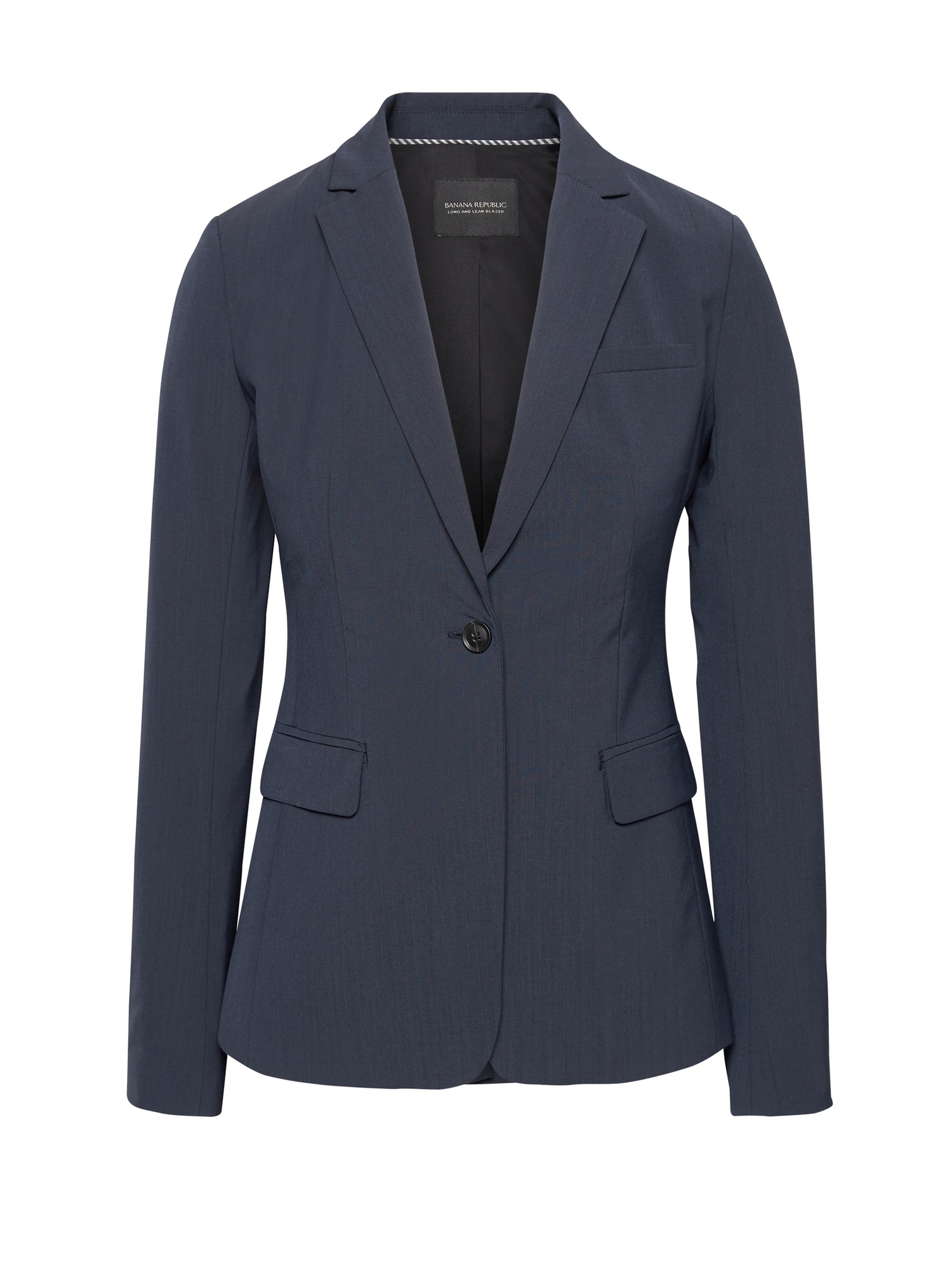 Long and Lean-Fit Washable Italian Wool-Blend Blazer