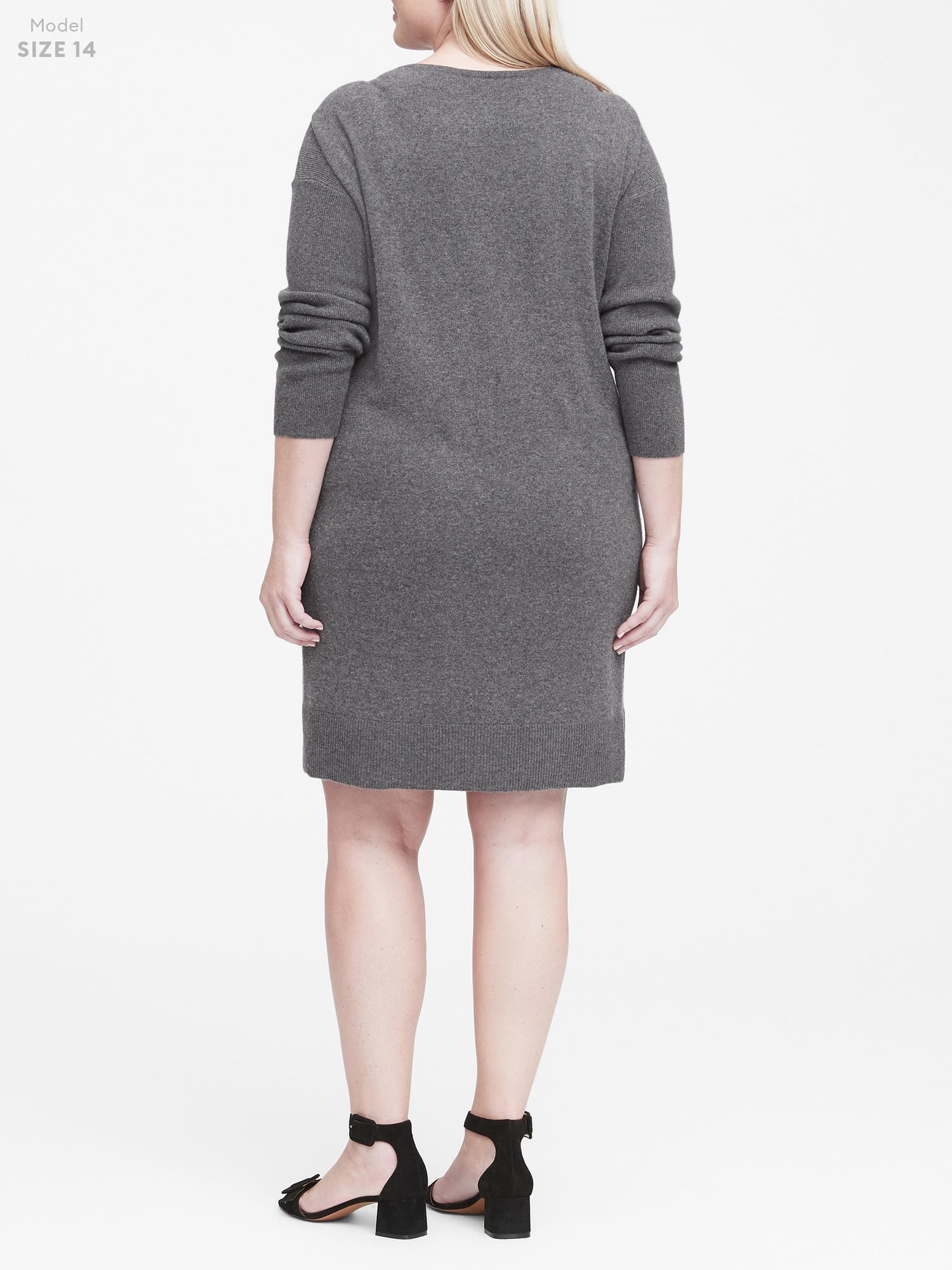 Cashmere sweater dress sale banana republic