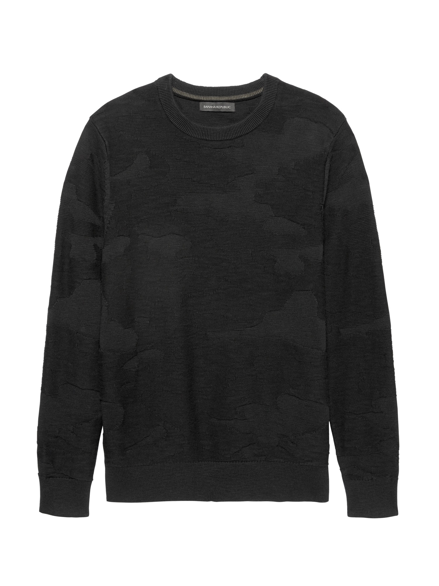 JAPAN EXCLUSIVE Cotton Camouflage Crew-Neck Sweater