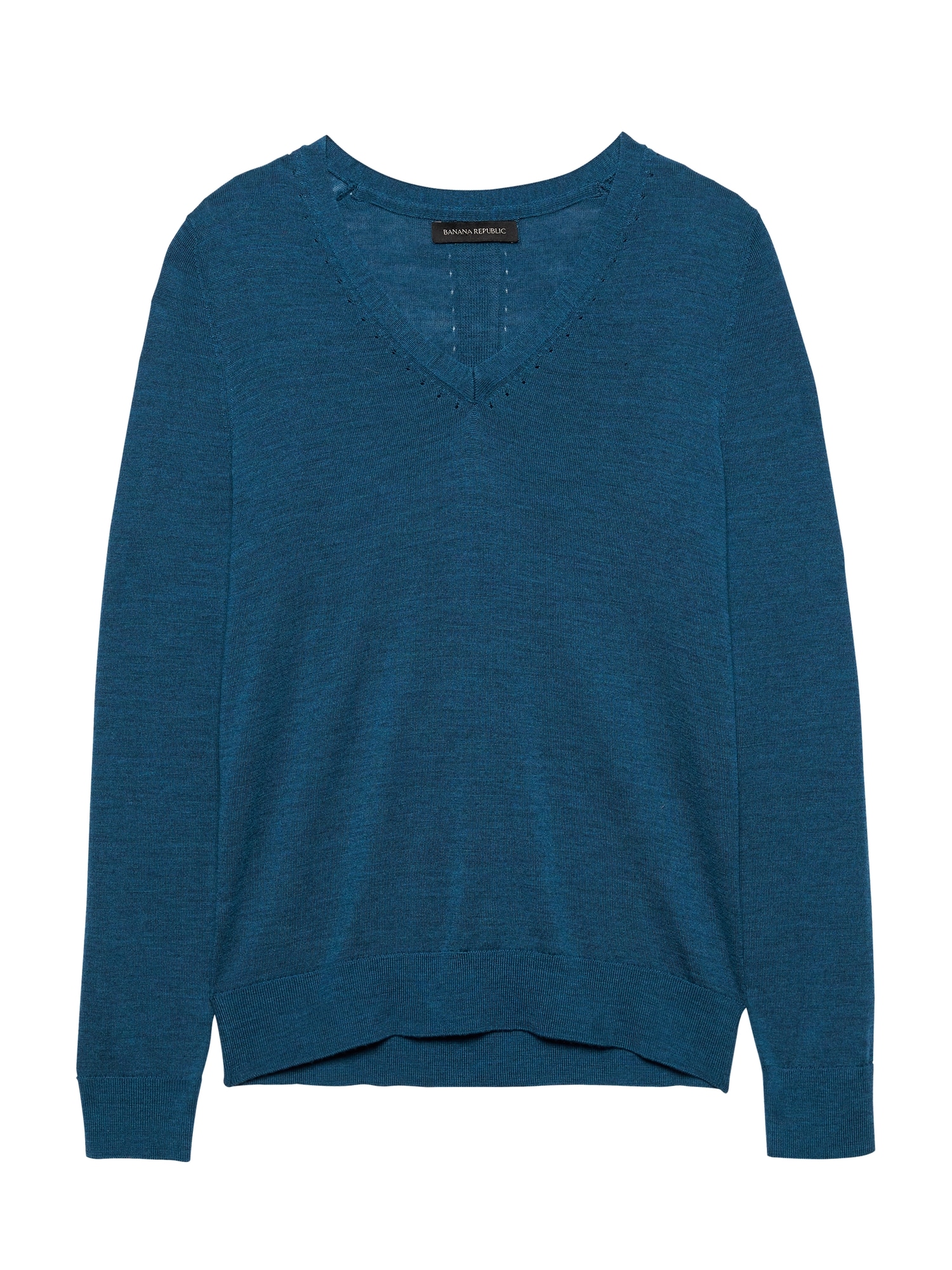 Washable Merino V-Neck Sweater | Banana Republic