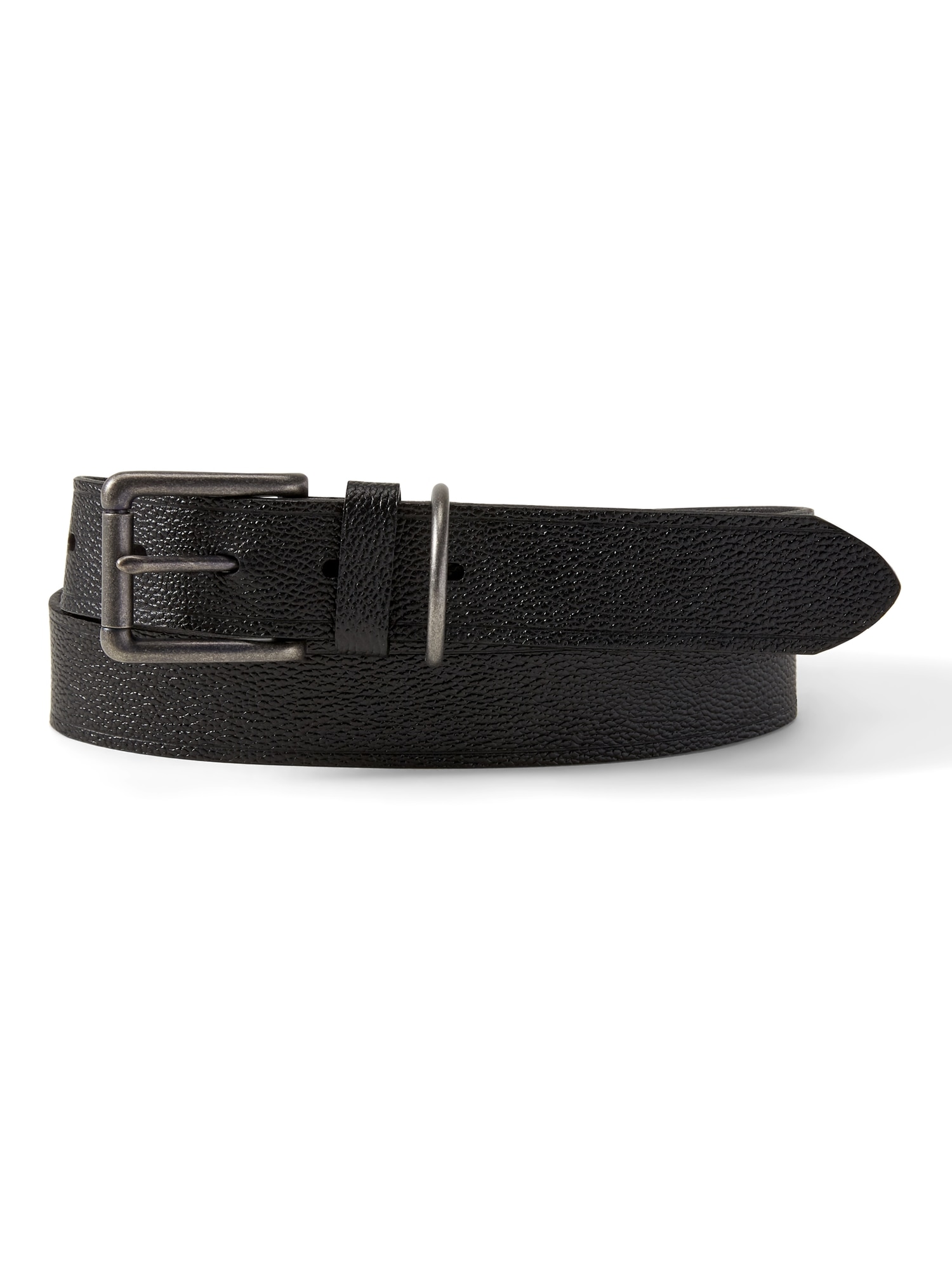 D-Ring Keeper Leather Belt