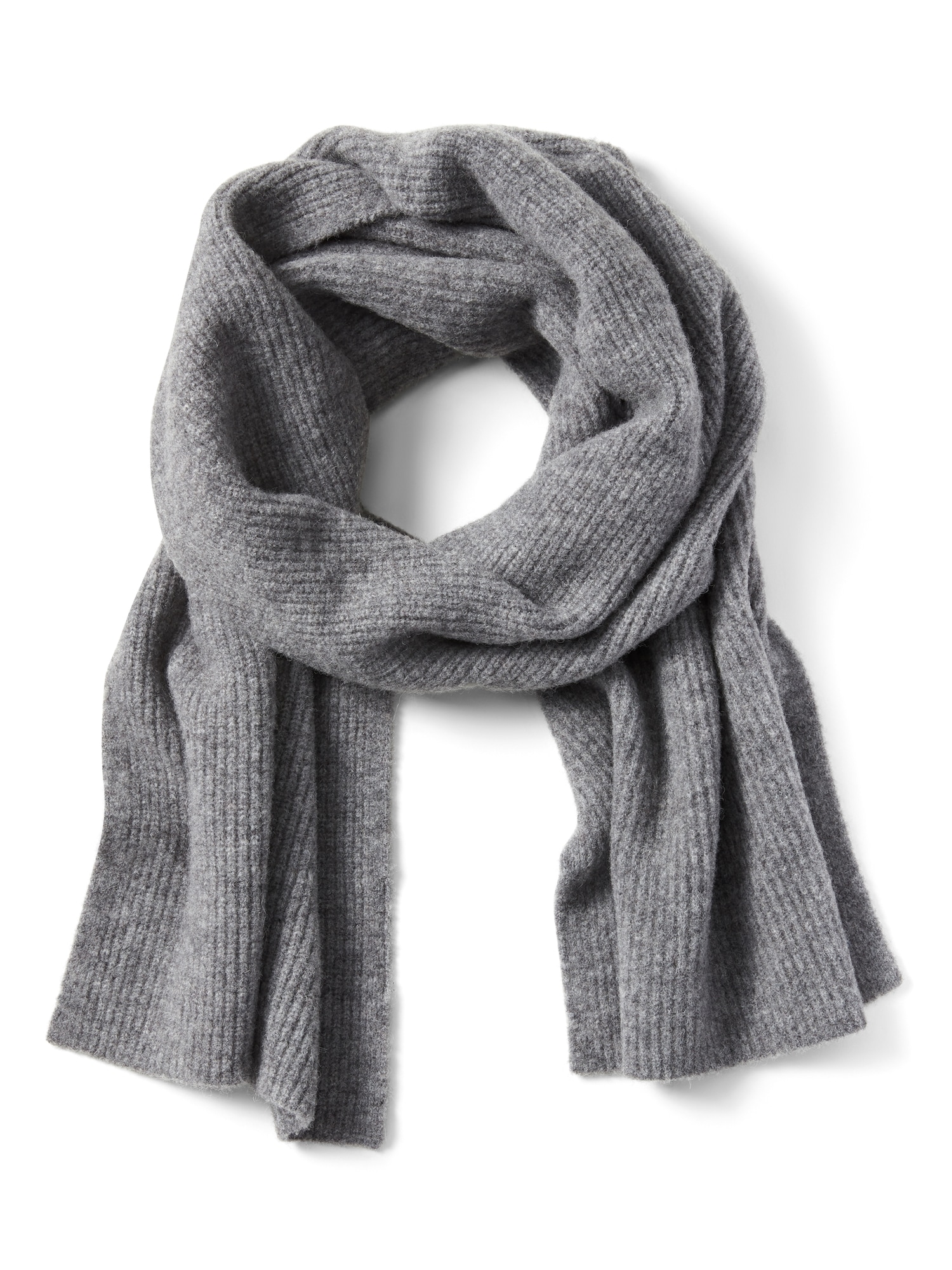Aire Ribbed-Knit Blanket Scarf