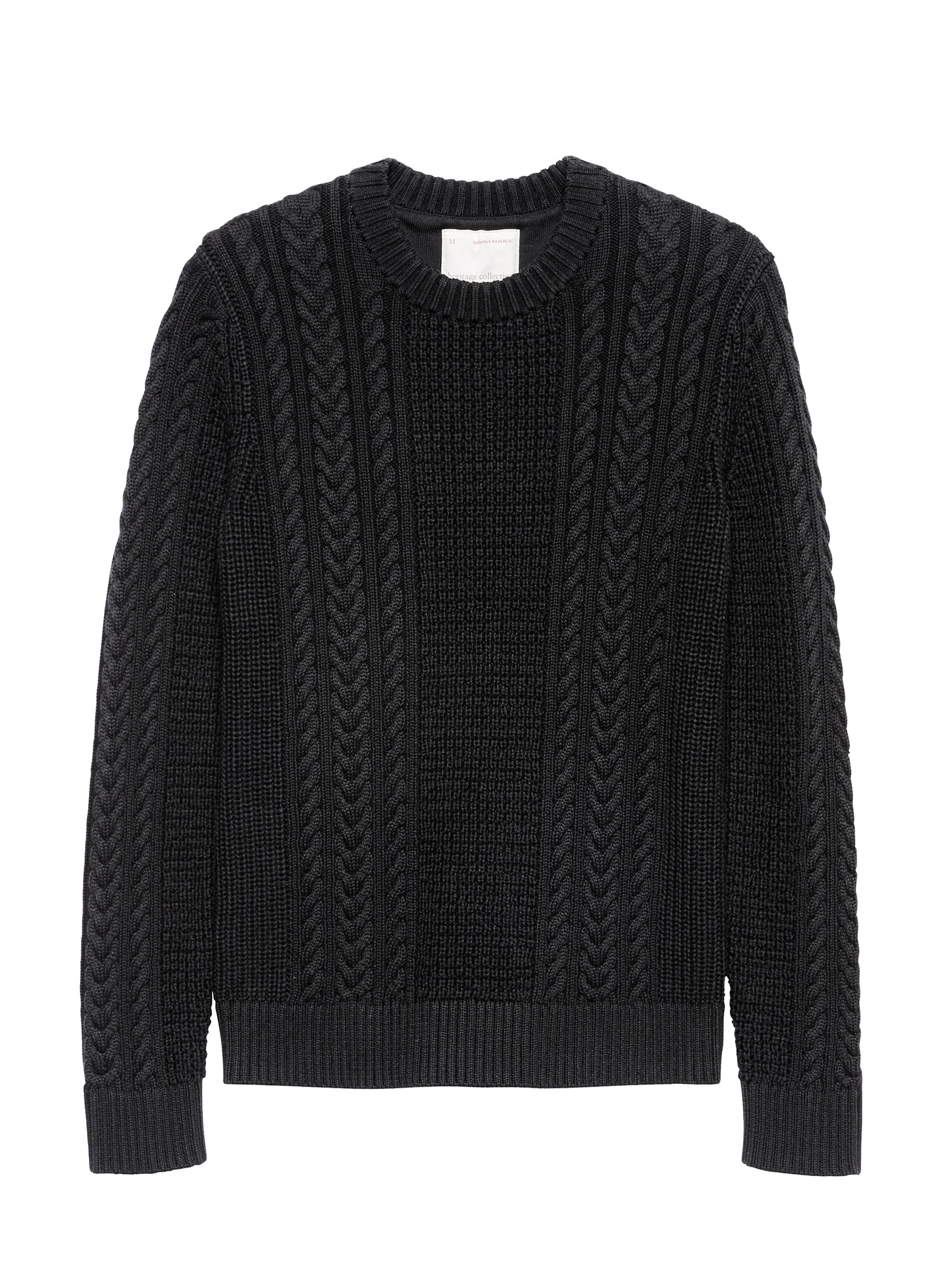 Heritage SUPIMA® Cotton Cable-Knit Sweater | Banana Republic