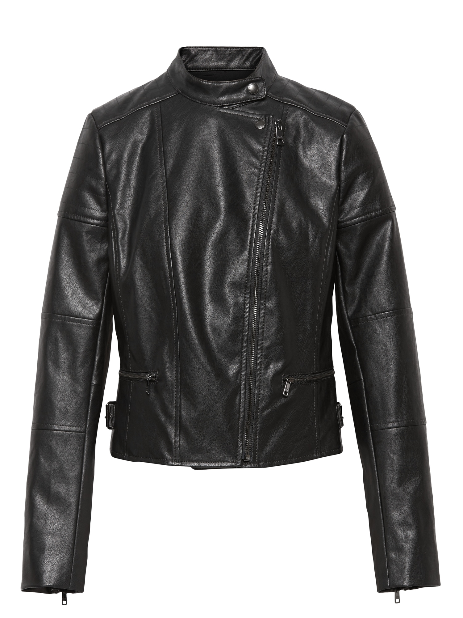 Vegan Leather Moto Jacket
