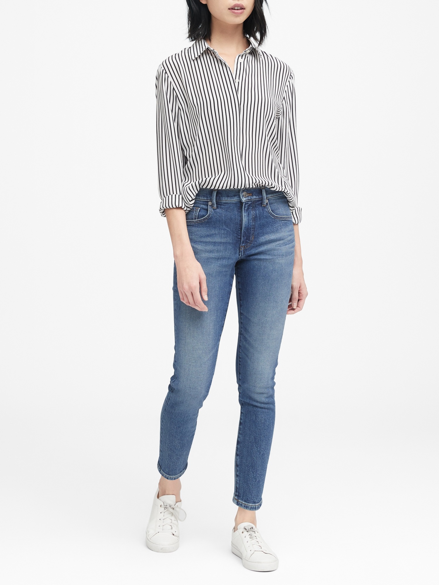 Banana Republic High-Rise Straight Ankle Jean Banana Republic High-Rise Straight Ankle Jean