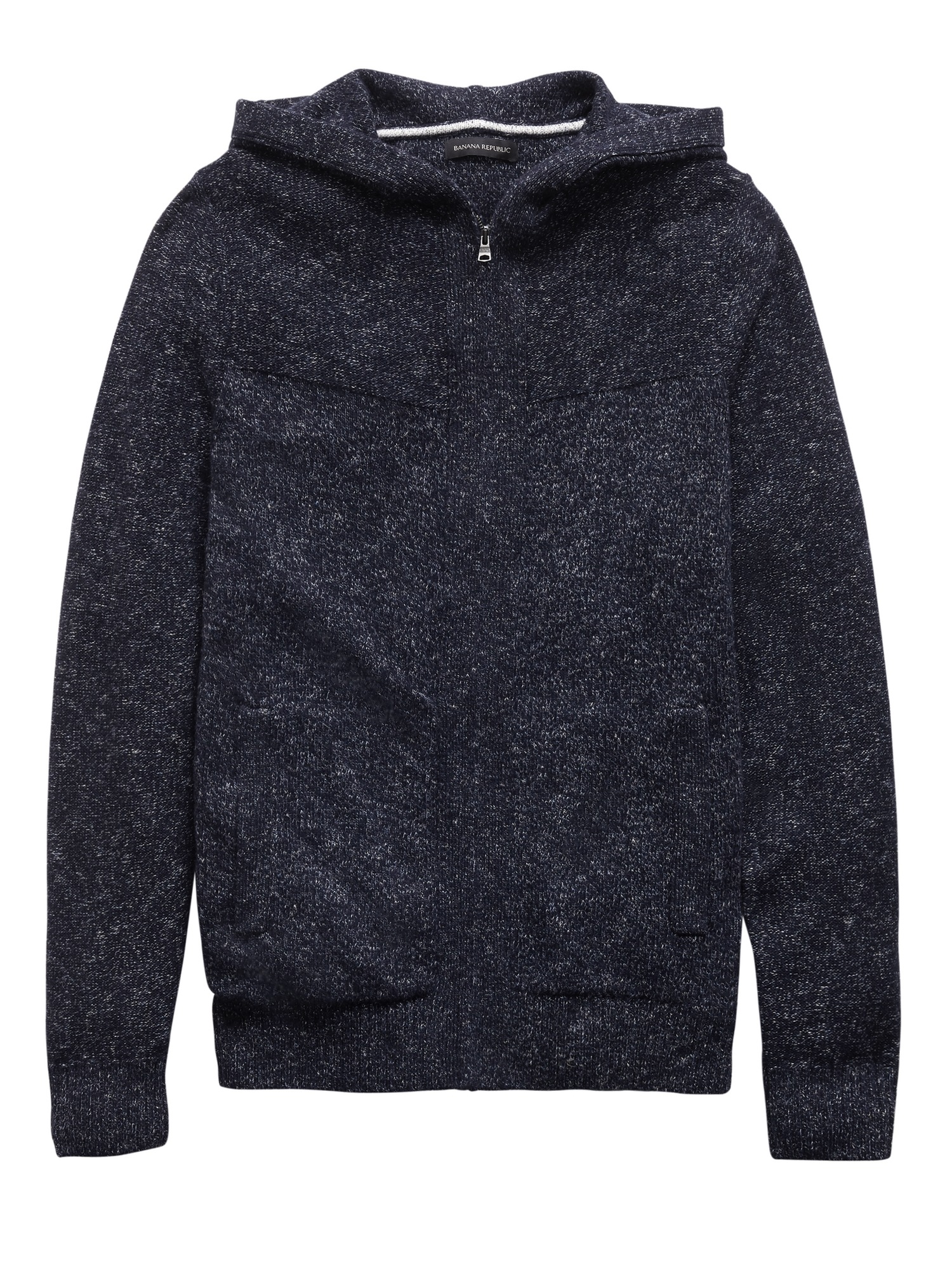 Space-Dye Sweater Hoodie