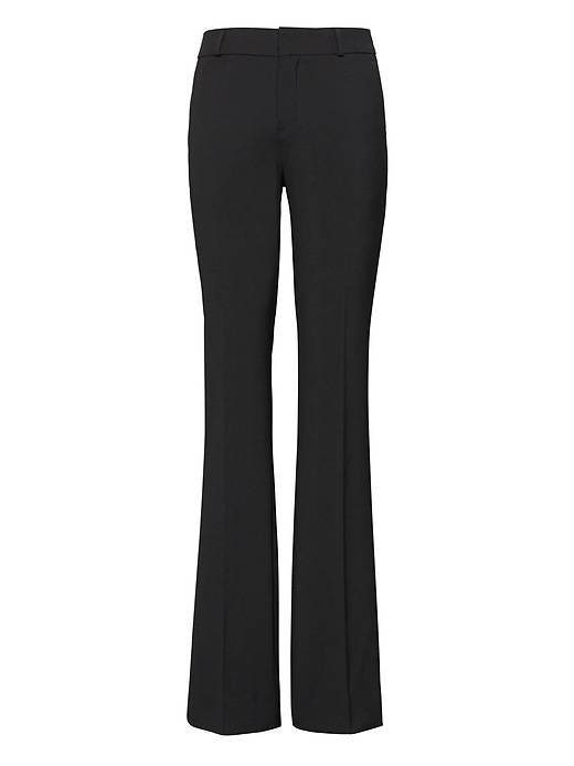 Image number 7 showing, Petite Logan Trouser-Fit Washable Wool-Blend Pant