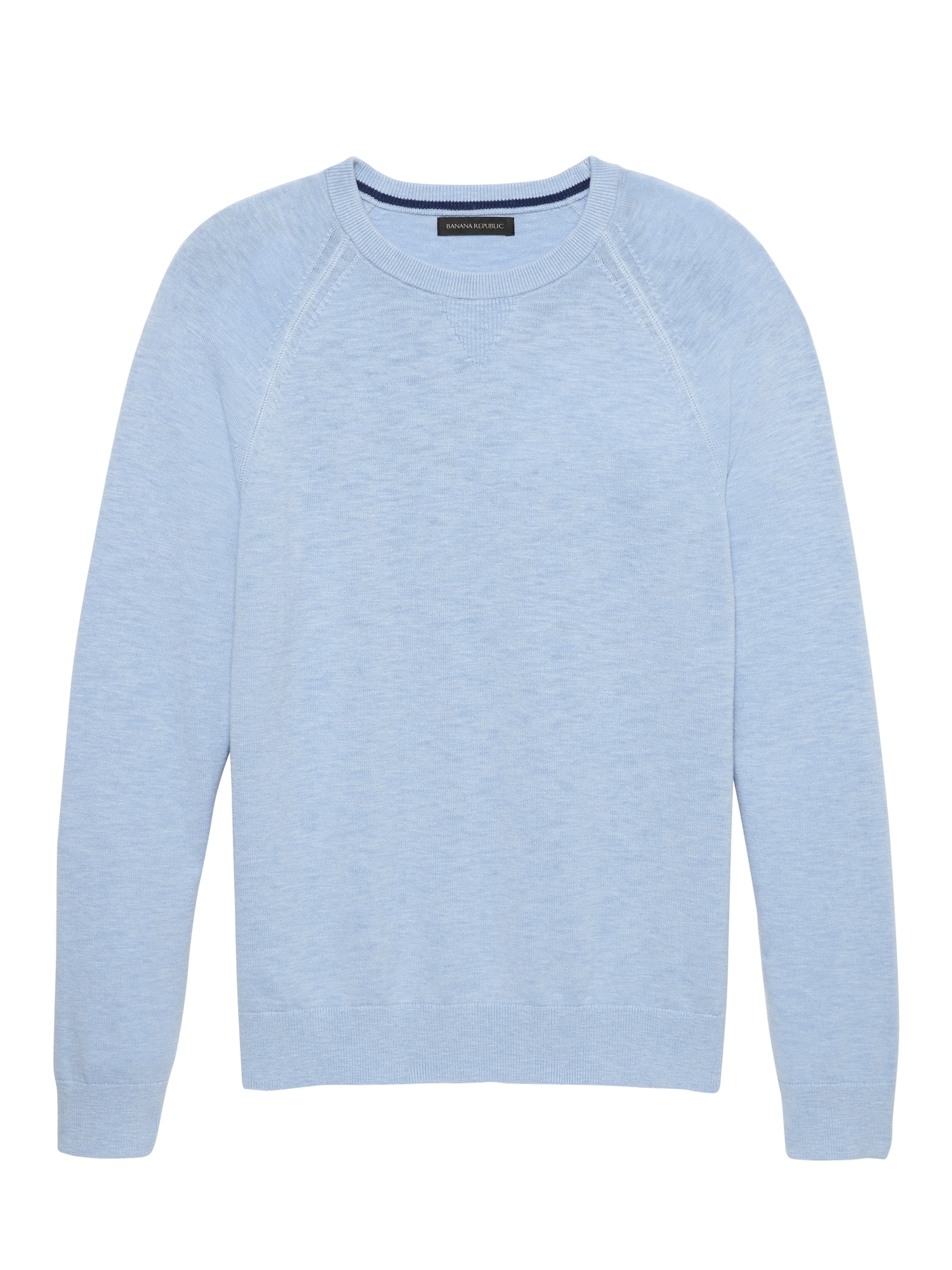 Textured Cotton Crew-Neck Sweater