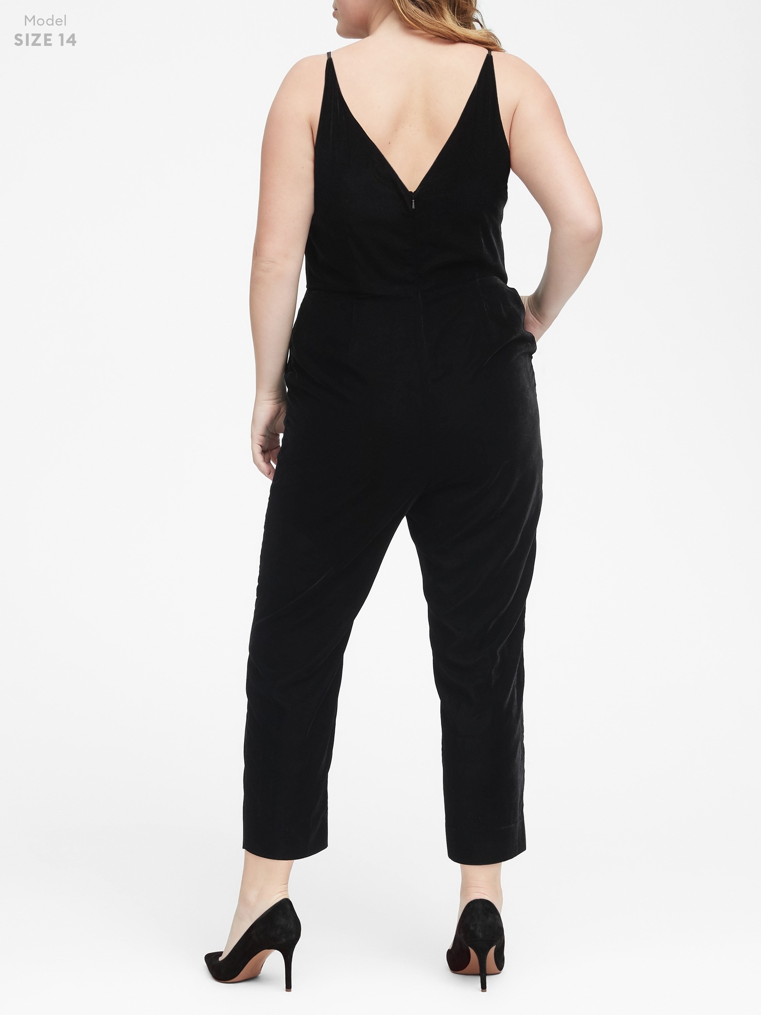 Banana republic velvet jumpsuit online