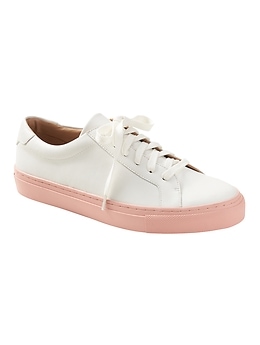 Banana republic essential deals leather sneaker