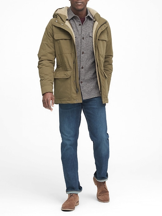 Banana hot Republic Navy Field Jacket