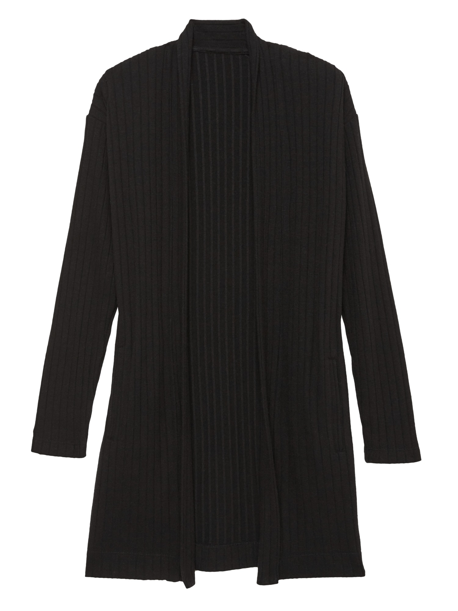 Cozy Ribbed Lightweight Duster Cardigan