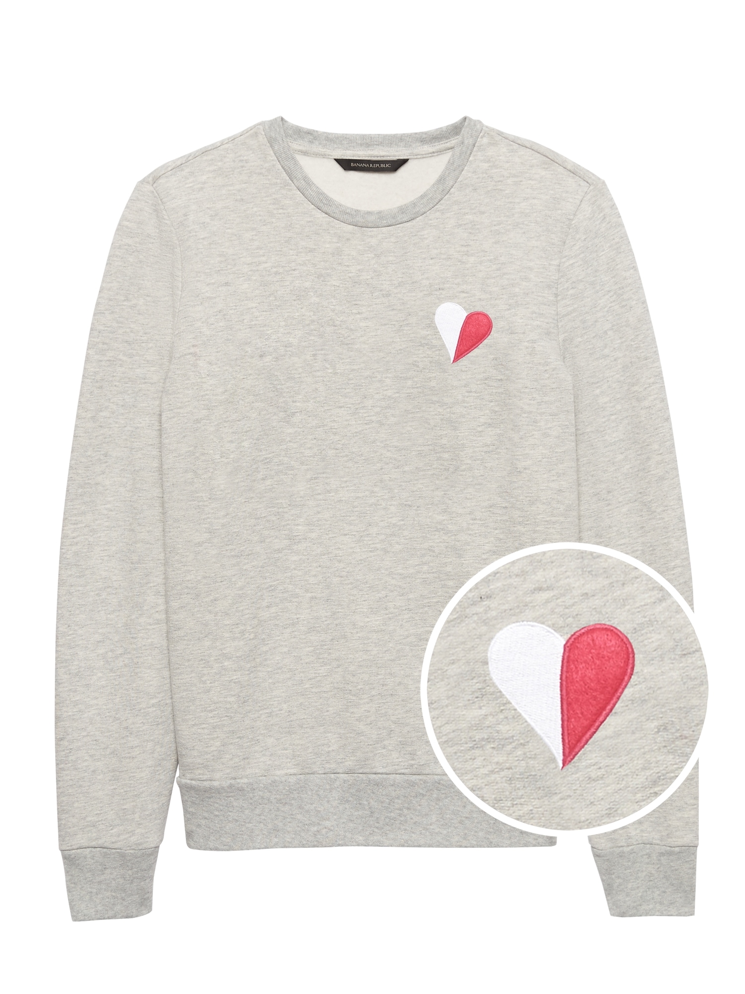 Classic Fleece Heart Sweatshirt