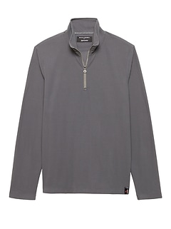 banana republic polartec half zip