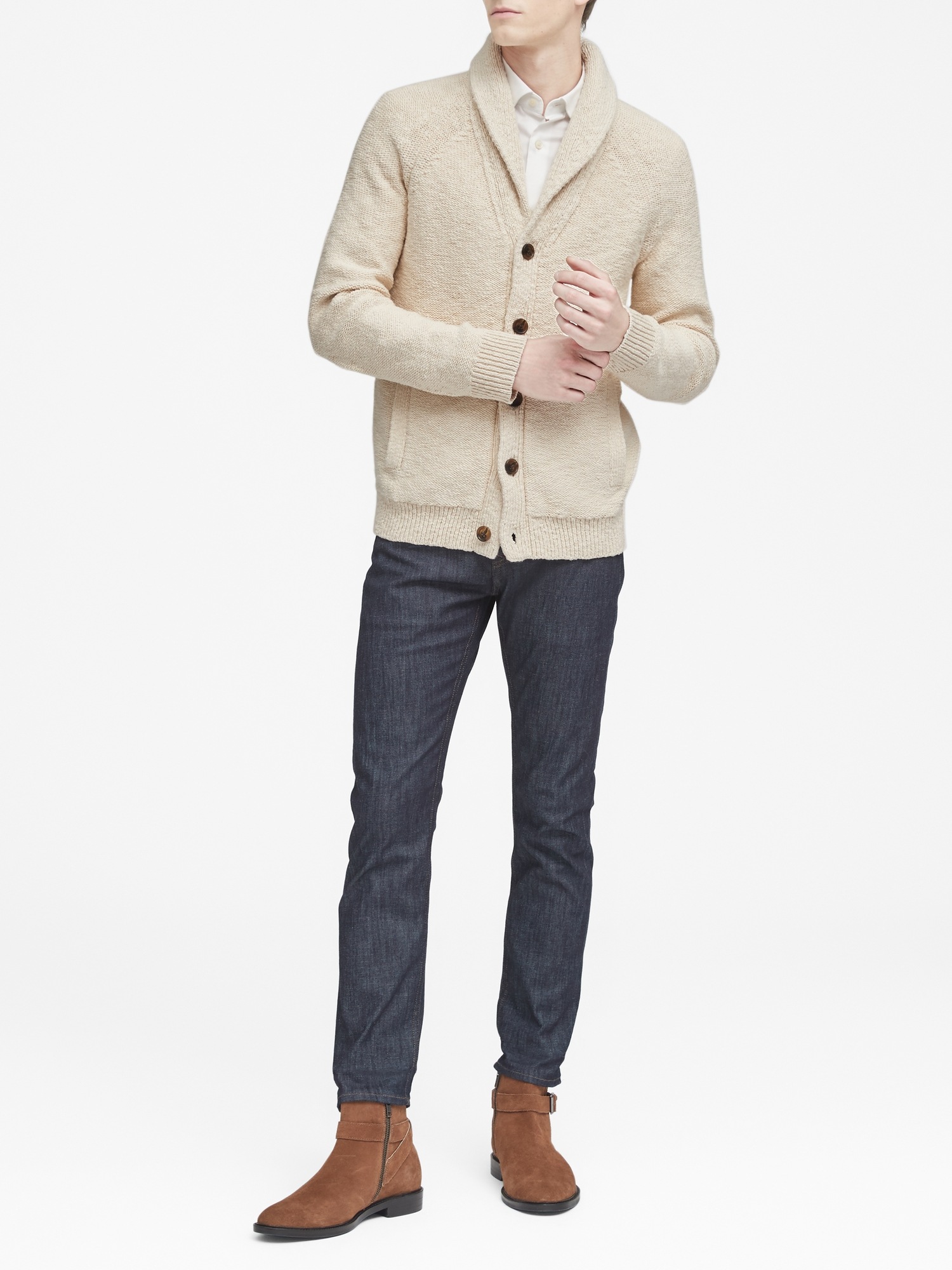 Cotton Cardigan Sweater