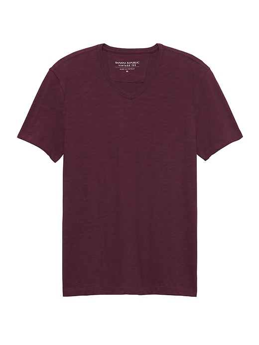 Vintage 100% Cotton V-Neck T-Shirt | Banana Republic