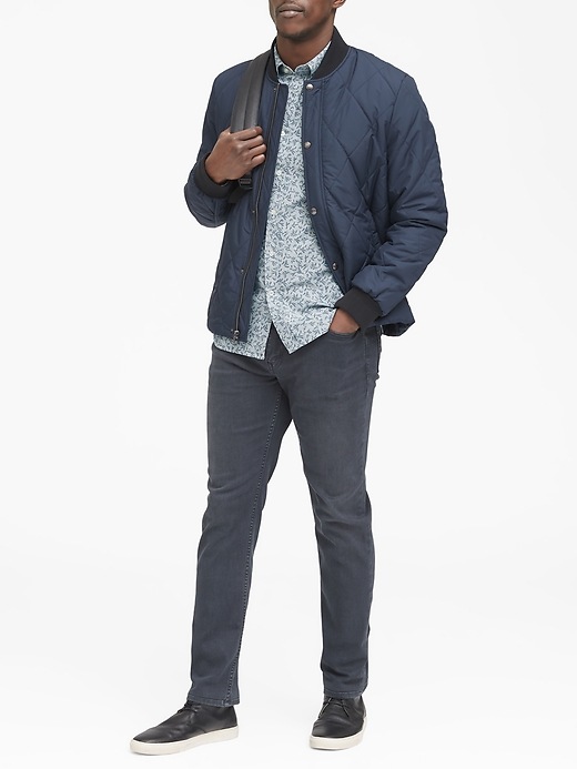 Slim-Fit Cotton Oxford Shirt | Banana Republic