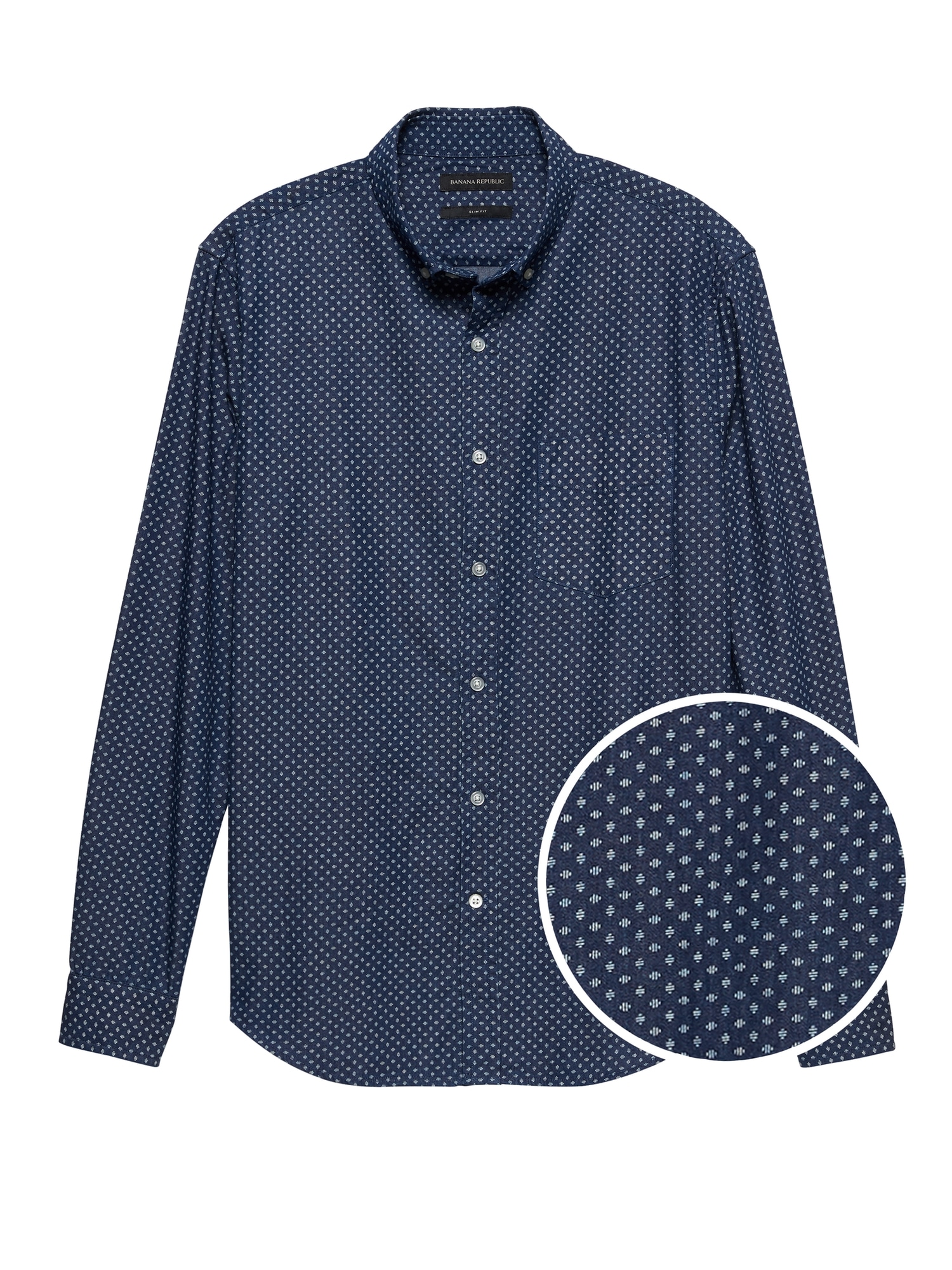 SlimFit Chambray Shirt Banana Republic