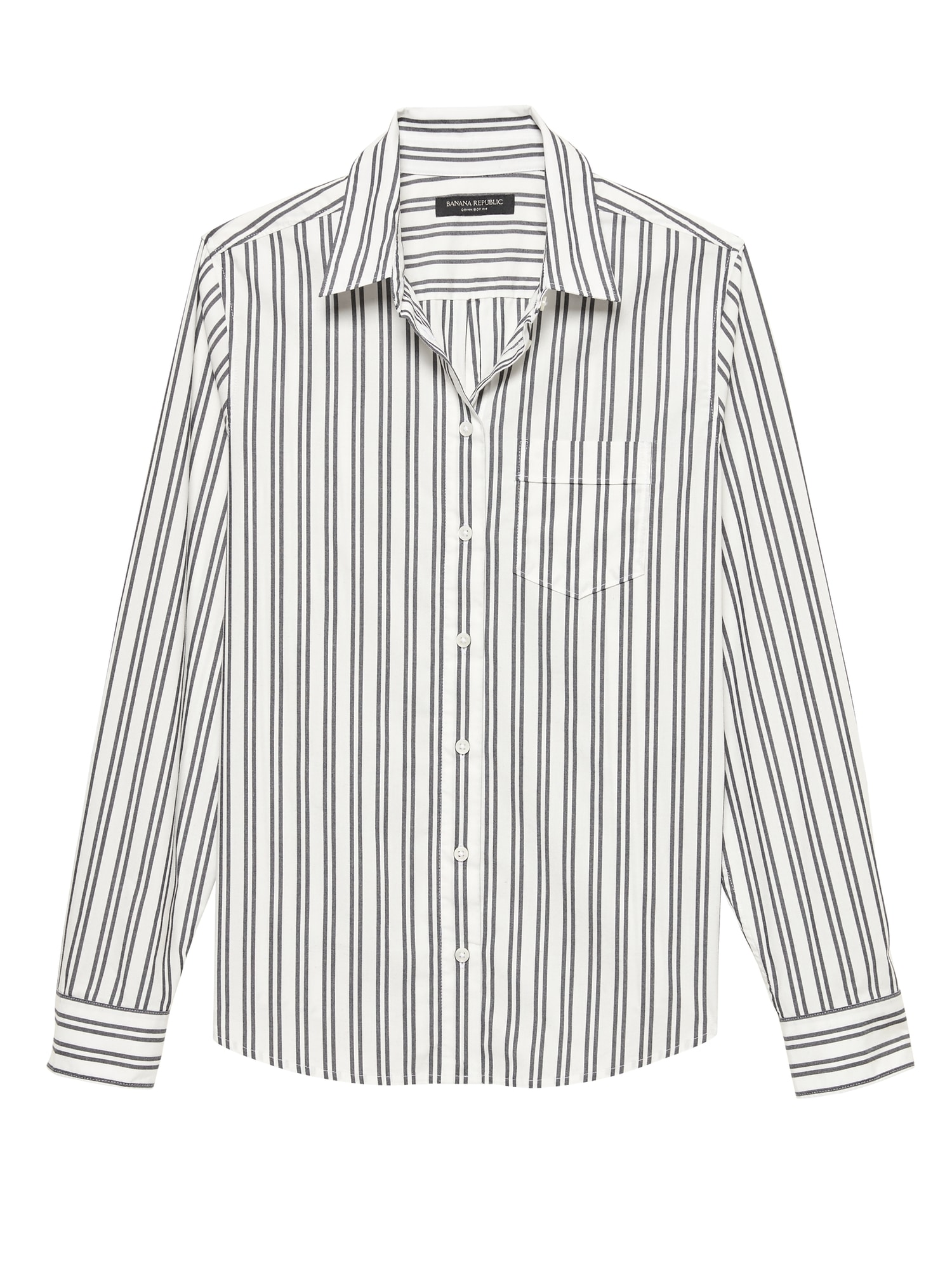 Quinn Straight-Fit Stripe Shirt