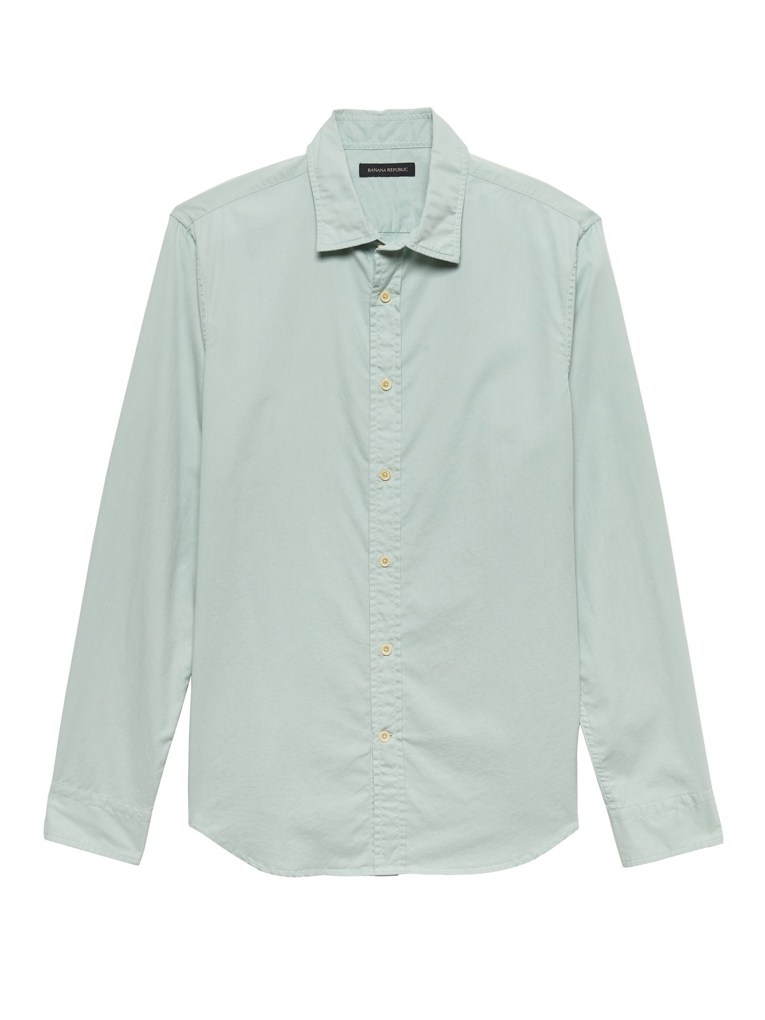 Standard-Fit Cotton Twill Shirt