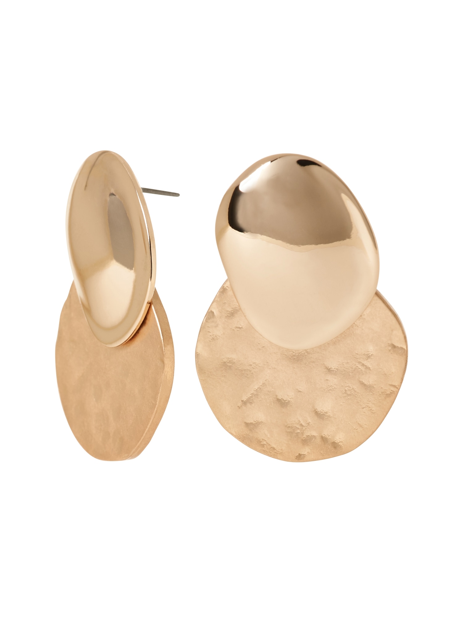 Hammered Disc Earring Banana Republic