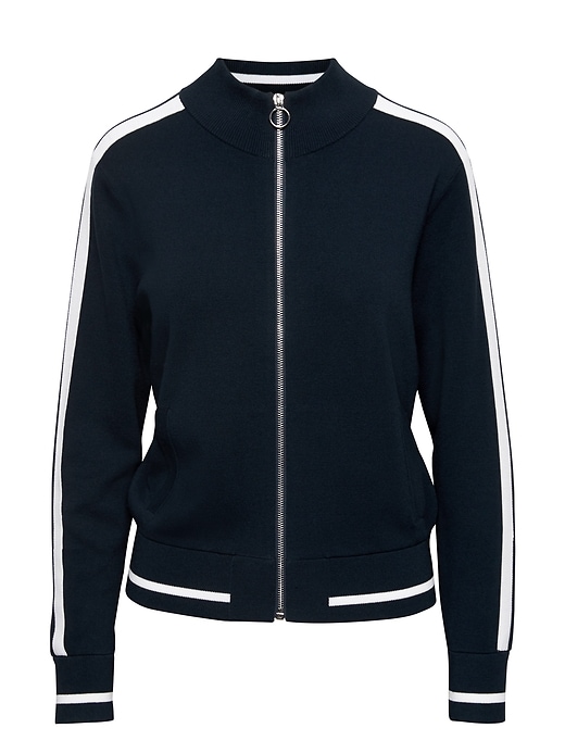 Varsity Track Jacket Sweater | Banana Republic