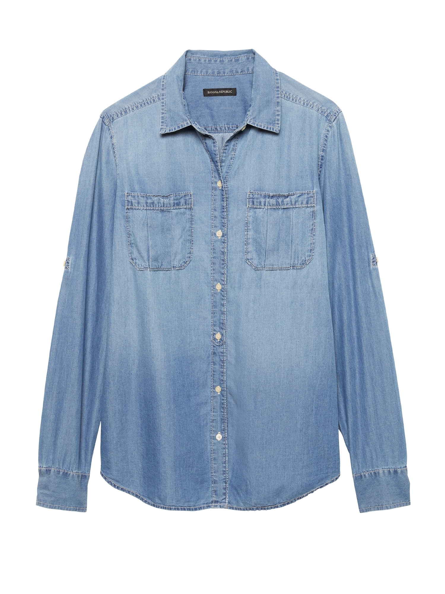 Dillon Classic-Fit Chambray Utility Shirt