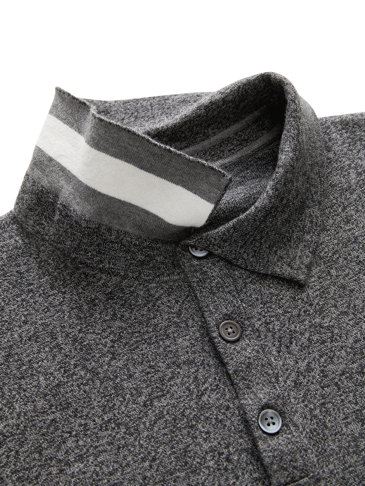Cotton Cashmere Sweater Polo