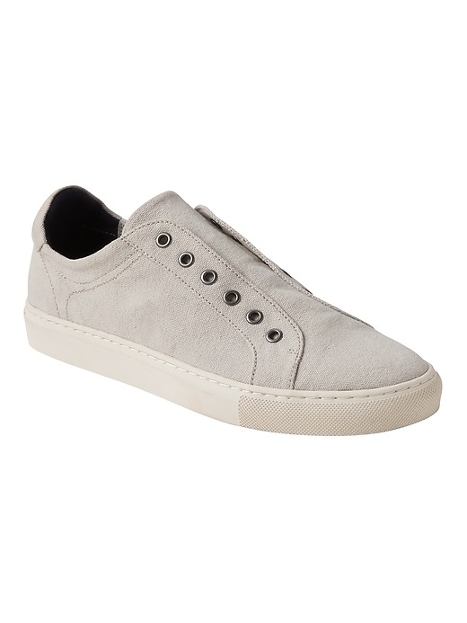 Nicklas Canvas Laceless Sneaker Banana Republic