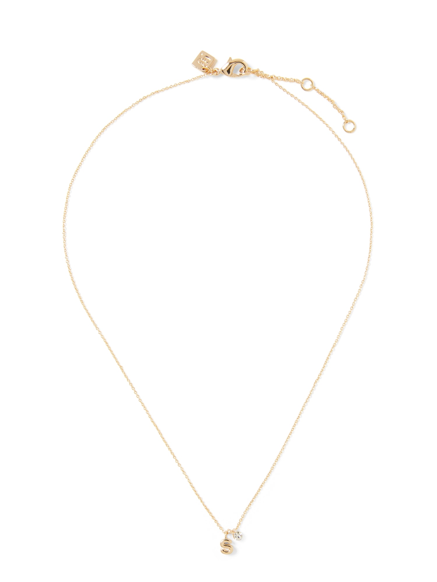 Mini S Pendant Necklace