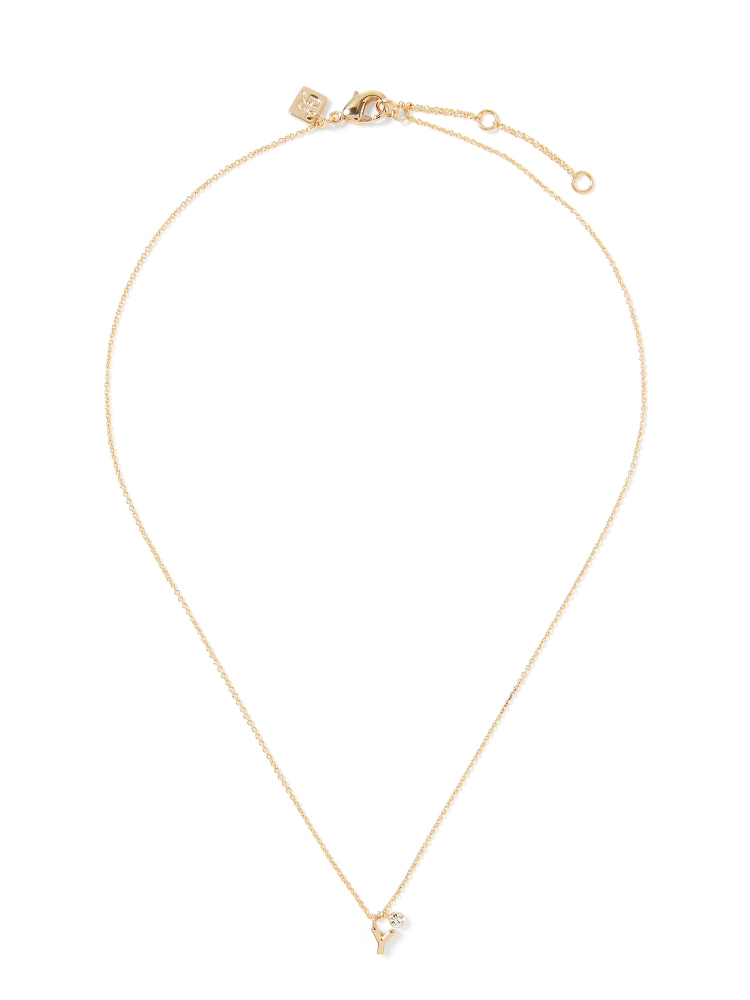 Mini Y Pendant Necklace