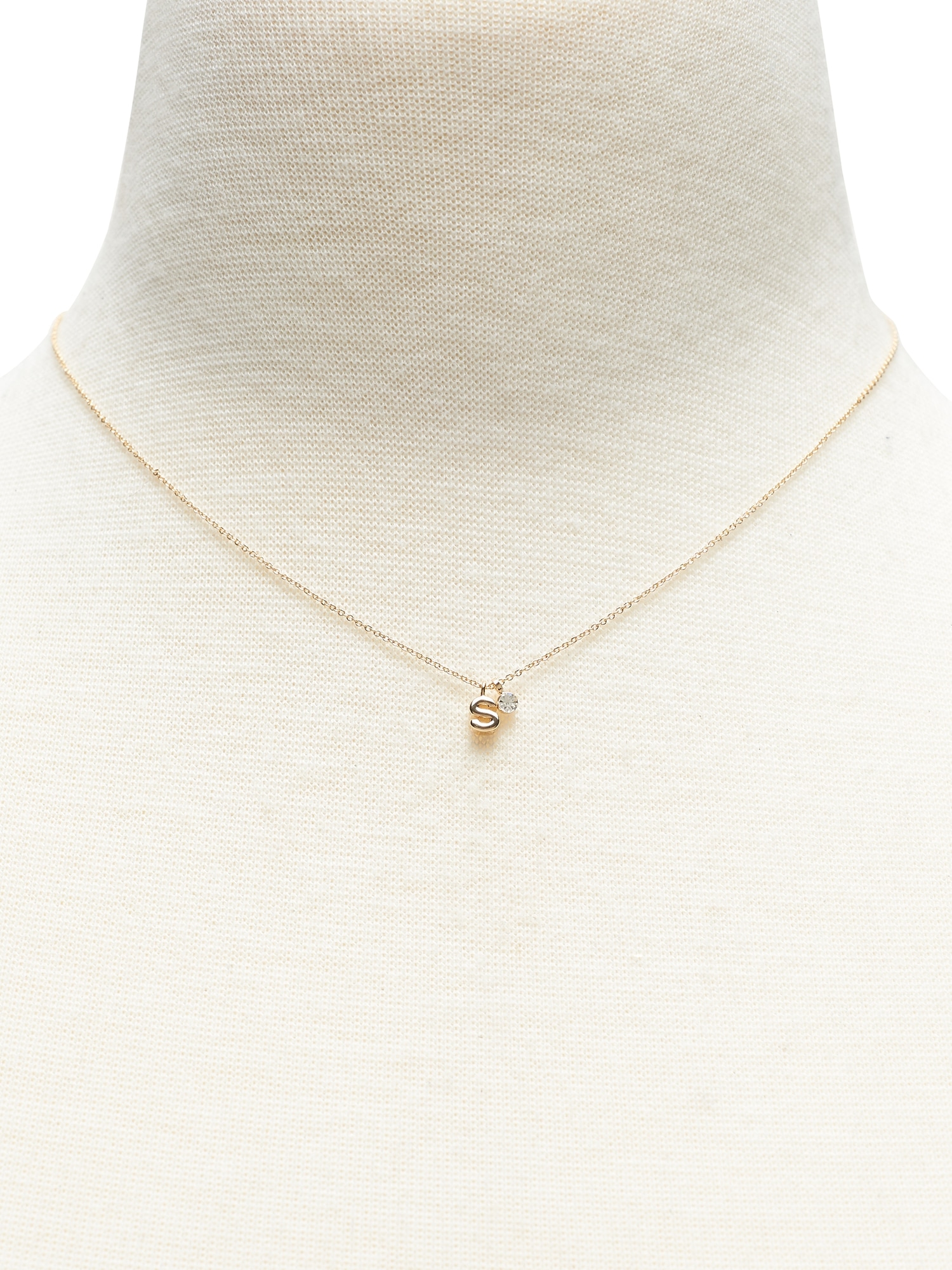 Mini S Pendant Necklace